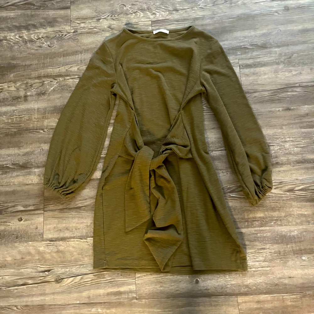 Green sweater dress R.Vivimo brand size Large